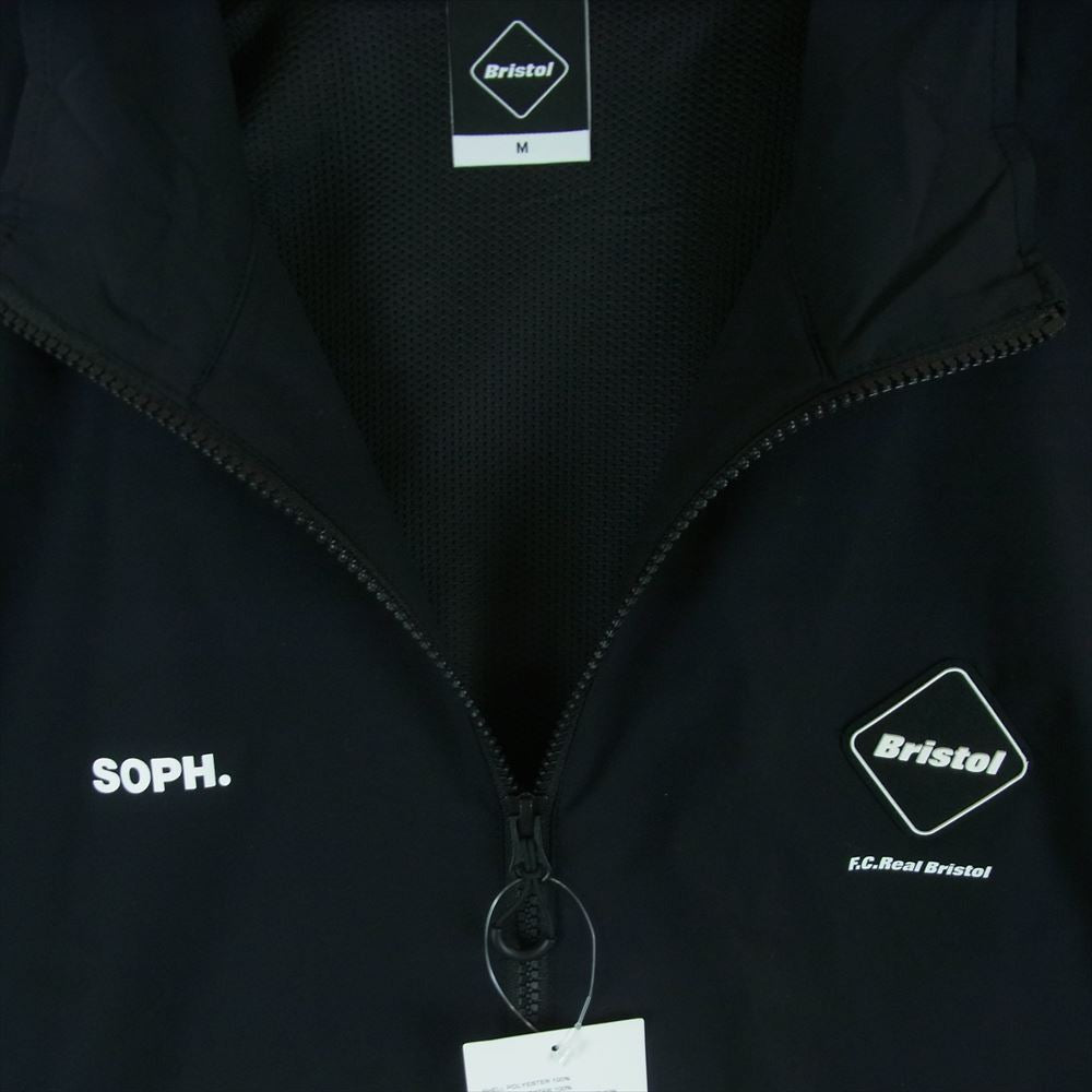 F.C.R.B. エフシーアールビー 24SS FCRB-240055 VENTILATION LOGO TRAINING JACKET ベンチレーション ワイドシルエット トレーニング ジャケット ブラック系 M【新古品】【未使用】【中古】