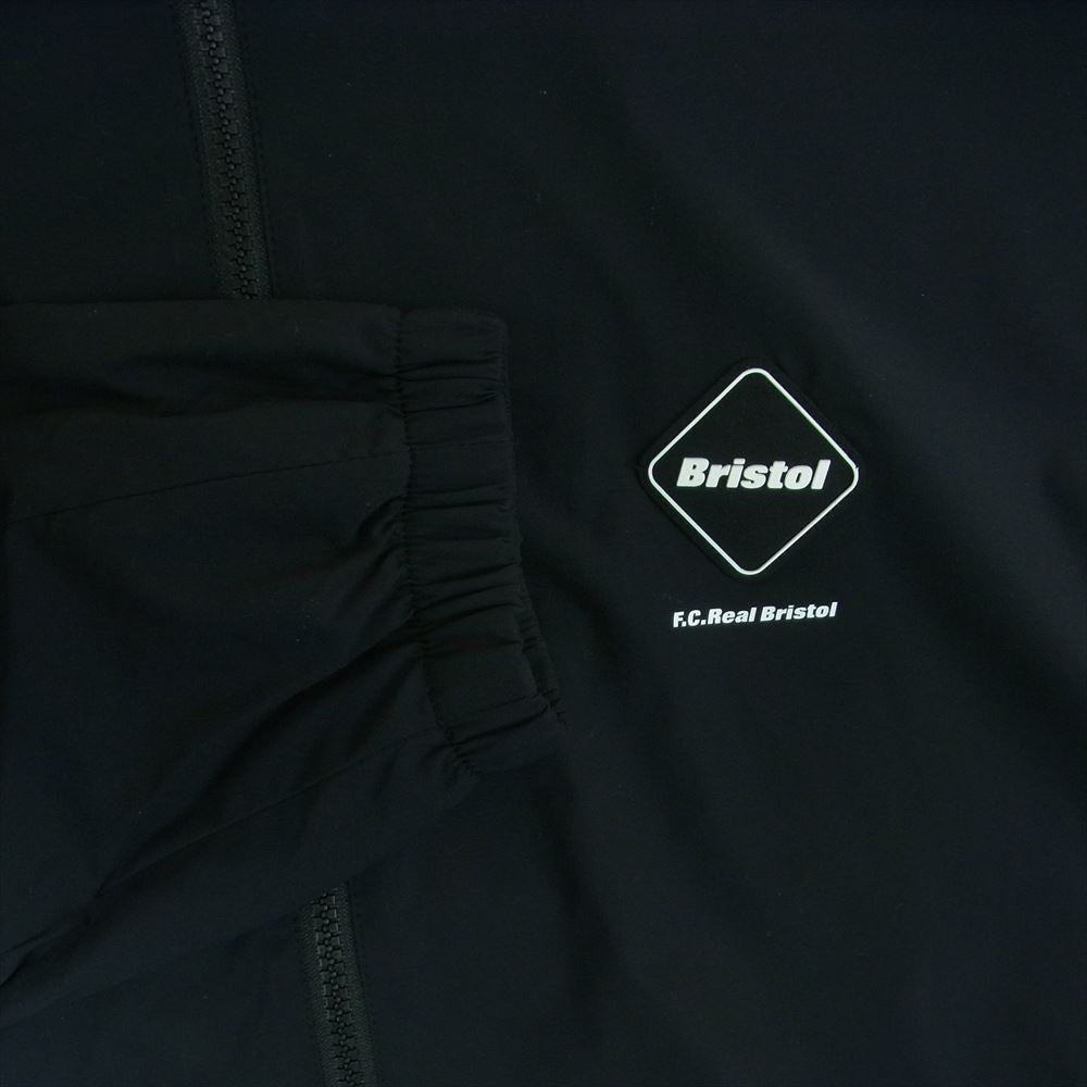 F.C.R.B. エフシーアールビー 24SS FCRB-240055 VENTILATION LOGO TRAINING JACKET ベンチレーション ワイドシルエット トレーニング ジャケット ブラック系 M【新古品】【未使用】【中古】