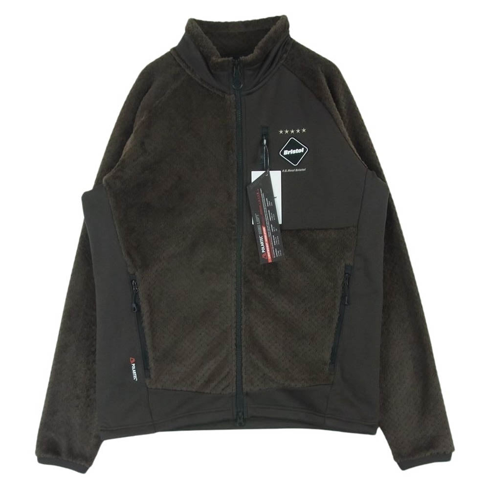 F.C.R.B. エフシーアールビー 23AW FCRB-232053 POLARTEC HYBRID STAND COLLAR JACKET スタンドカラー ポーラテック ハイブリット ジャケット ブラウン系 M【新古品】【未使用】【中古】