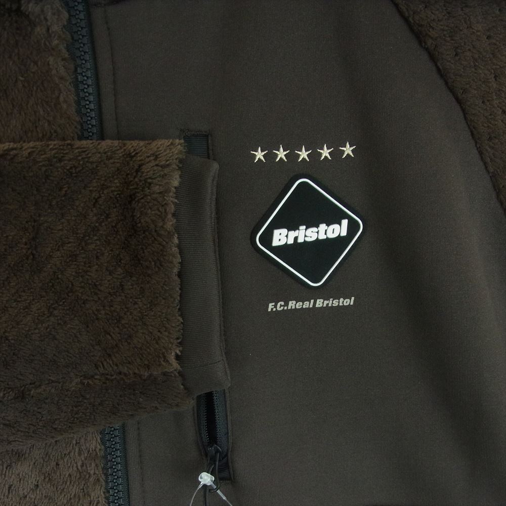 F.C.R.B. エフシーアールビー 23AW FCRB-232053 POLARTEC HYBRID STAND COLLAR JACKET スタンドカラー ポーラテック ハイブリット ジャケット ブラウン系 M【新古品】【未使用】【中古】