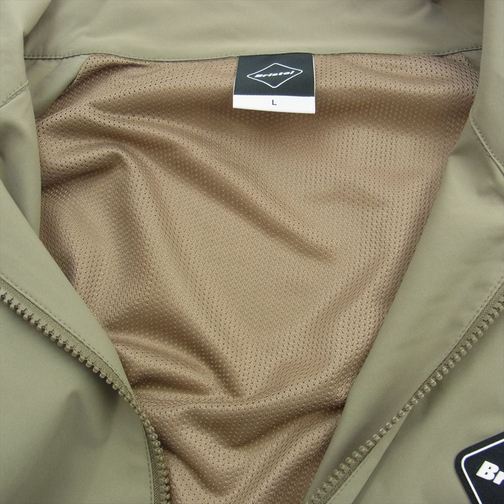 F.C.R.B. エフシーアールビー 24SS FCRB-240055 FCRB-240057 VENTILATION LOGO TRAINING JACKET VENTILATION LOGO TRAINING EASY PANTS ベンチレーション トレーニング ジャケット  パンツ セットアップ ベージュ モスグリーン系 L【新古品】【未使用】【中古】