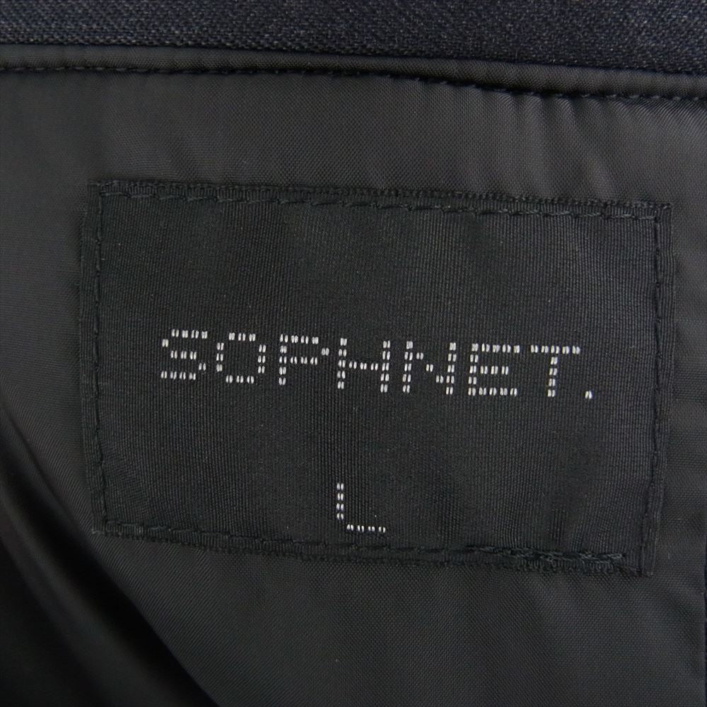SOPH ソフ 23AW SOPH-232035 PADDED MOUNTAIN JACKET SUPER 100's GABARDINE スーパー100’sギャバジンウール マウンテンジャケット ダークグレー系 L【極上美品】【中古】