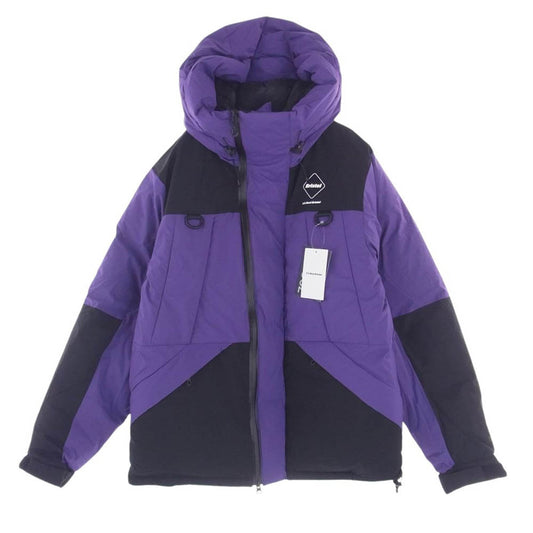 F.C.R.B. エフシーアールビー 23AW FCRB-232023  DOWN BENCH PARKA  パープル系 ブラック系 L【極上美品】【中古】
