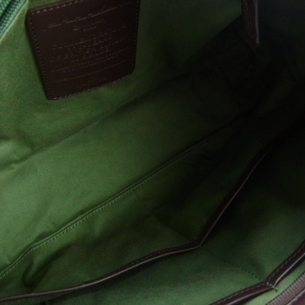 GLOBE TROTTER グローブトロッター レザー ショルダー バッグ ダークブラウン系【中古】