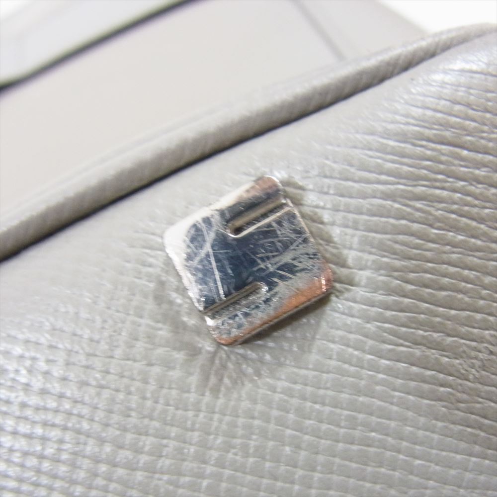 セラピアン 2WAY ショルダー ブリーフケース トートバッグ グレー系【中古】
