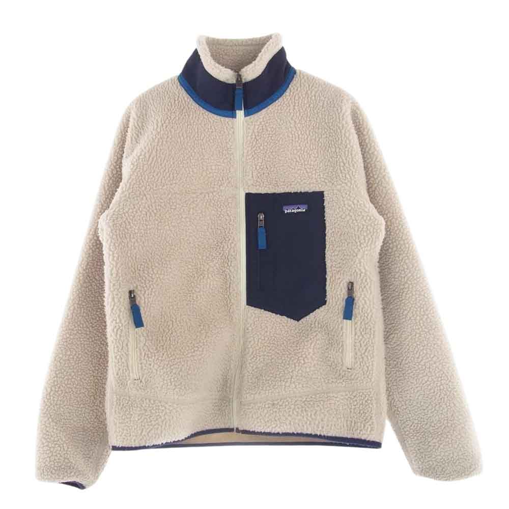 patagonia パタゴニア 20AW STY23056FA20 Classic Retro-X Jacket クラシック レトロ ボア フリース ジャケット オフホワイト系 S【中古】