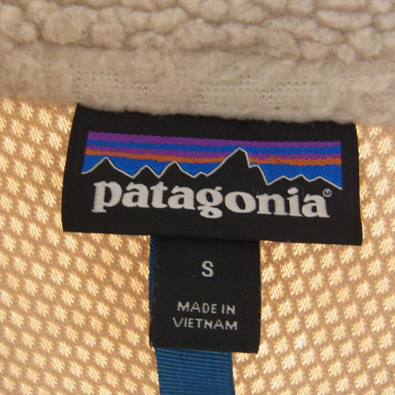 patagonia パタゴニア 20AW STY23056FA20 Classic Retro-X Jacket クラシック レトロ ボア フリース ジャケット オフホワイト系 S【中古】