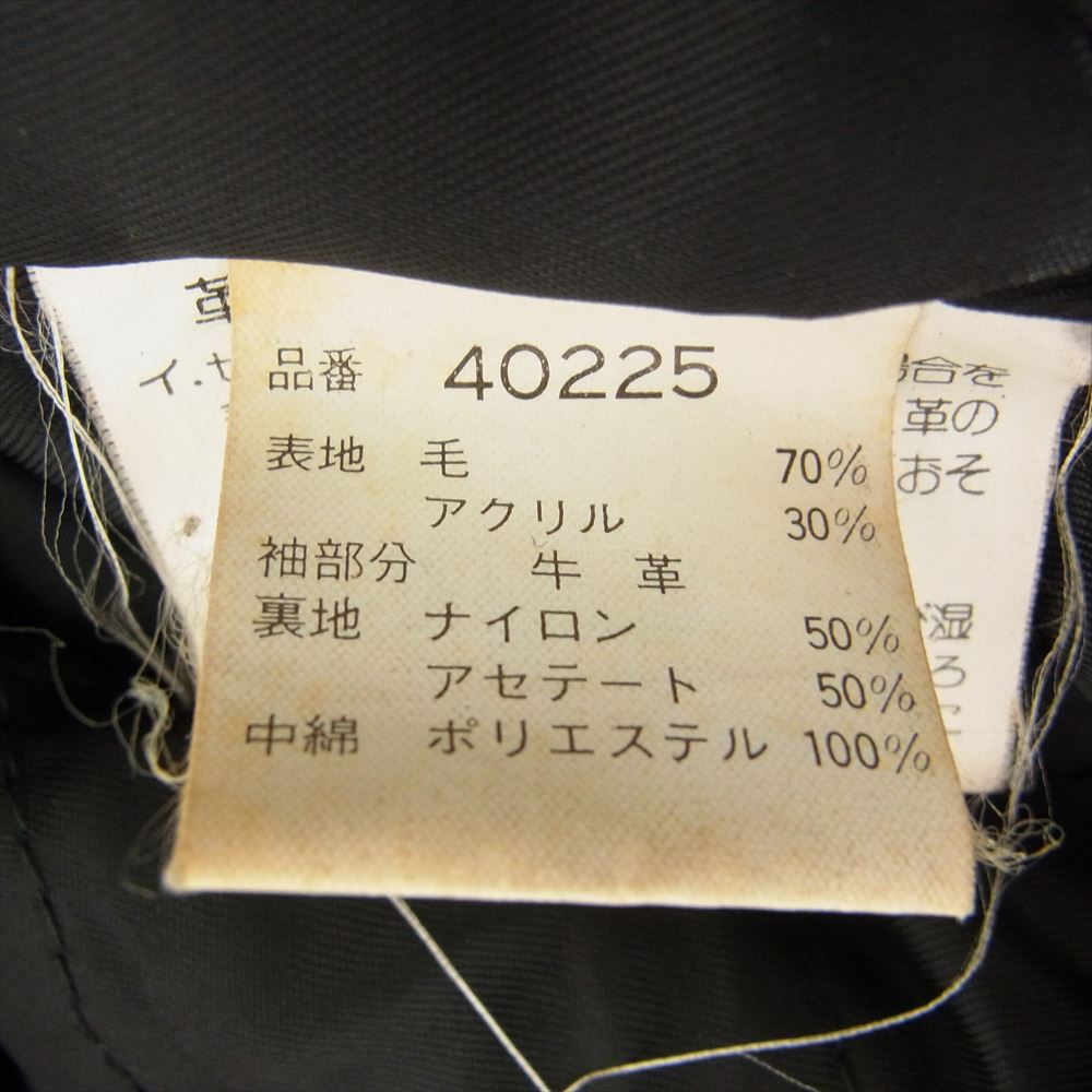 HARLEY DAVIDSON ハーレーダビッドソン 40225 GENUINE LEGEND 袖レザー スタジャン ブラック系 M【中古】