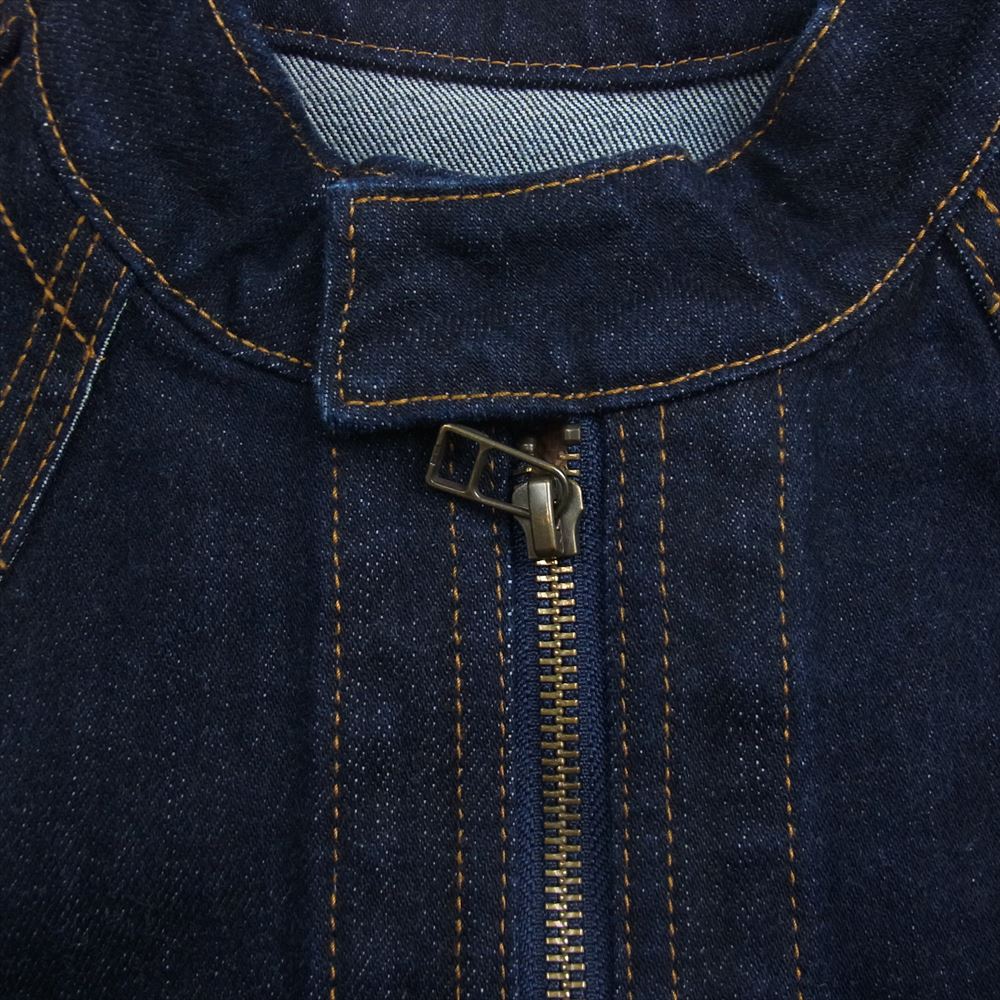 コジマ ジーンズ  13oz ストレッチデニム シングルライダースジャケット インディゴブルー系 XXL【中古】