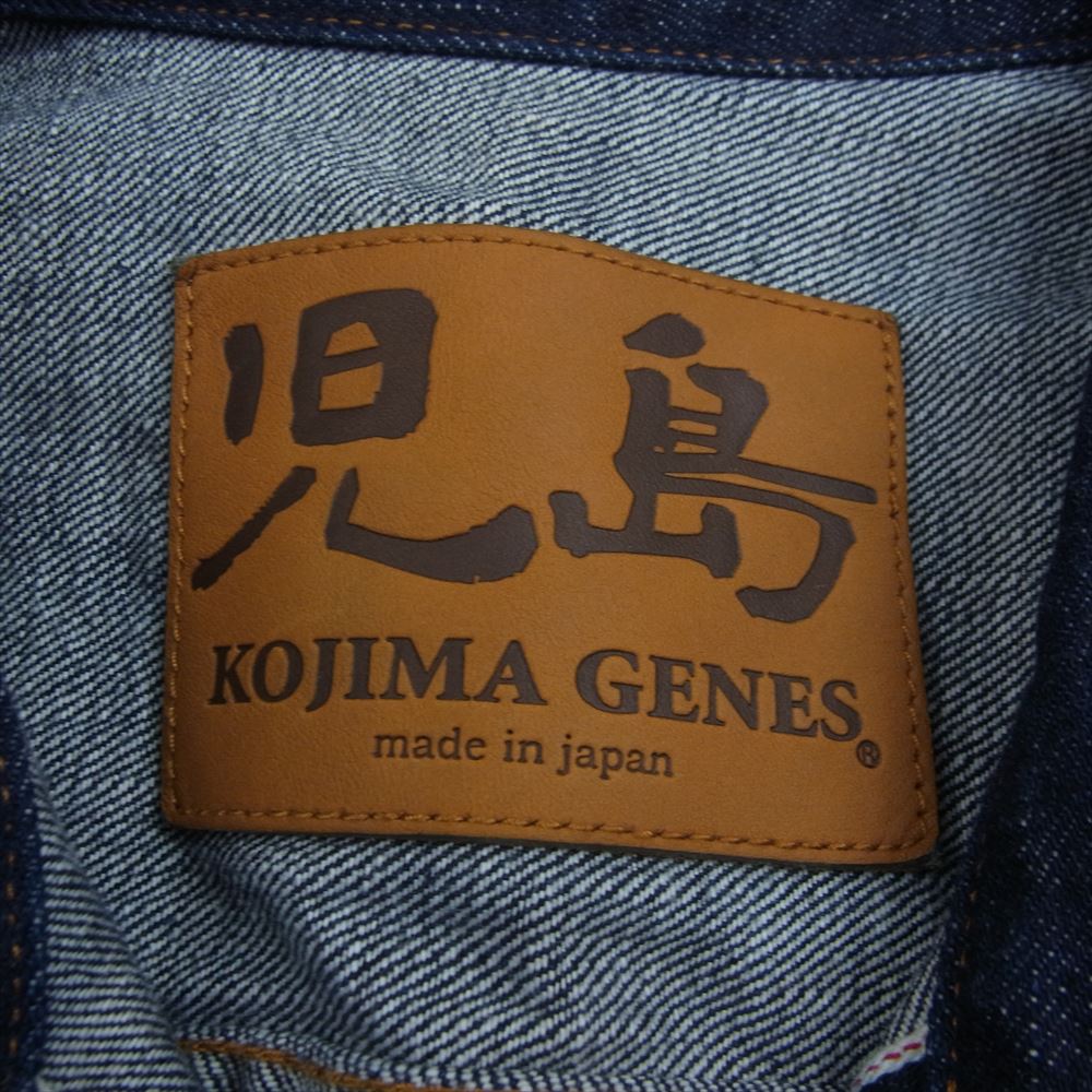 コジマ ジーンズ  児島 15oz SELVIDGE 3rd DENIM JACKET INDIGO 15oz セルビッチ 3rd デニム ジャケット インディゴブルー系 XXL【中古】