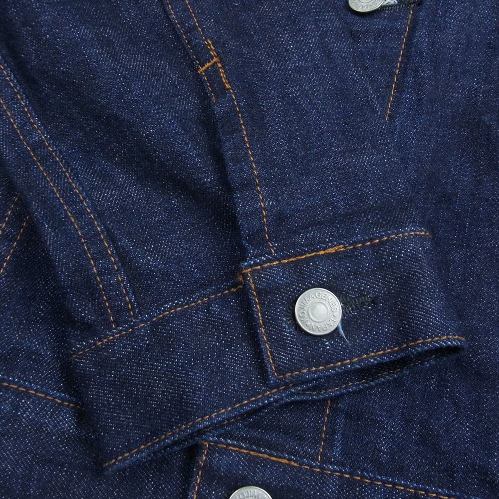 コジマ ジーンズ  児島 15oz SELVIDGE 3rd DENIM JACKET INDIGO 15oz セルビッチ 3rd デニム ジャケット インディゴブルー系 XXL【中古】