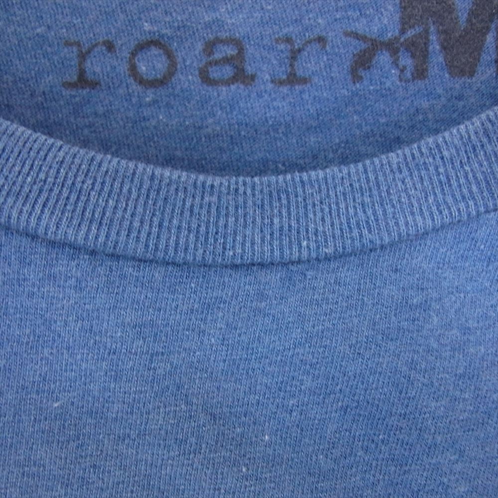 ROAR ロアー M thank you friends 2丁拳銃 クロス ガン 半袖 Tシャツ ブルー系 L【中古】