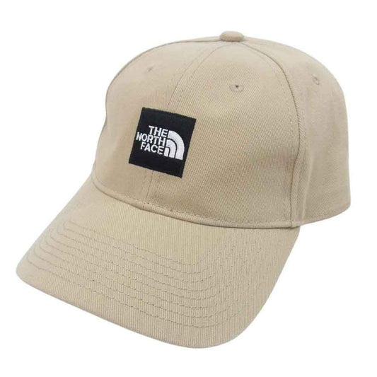 THE NORTH FACE ノースフェイス NN41911 Square Logo Cap スクエアロゴ キャップ 帽子 ベージュ系 FREE【中古】