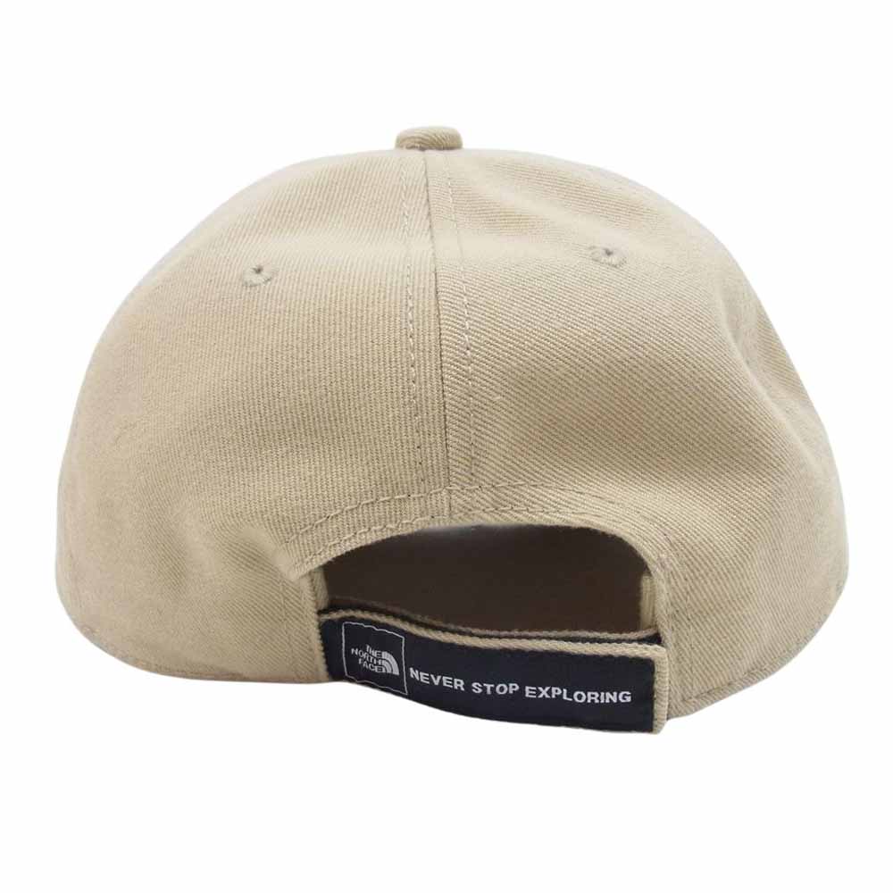 THE NORTH FACE ノースフェイス NN41911 Square Logo Cap スクエアロゴ キャップ 帽子 ベージュ系 FREE【中古】