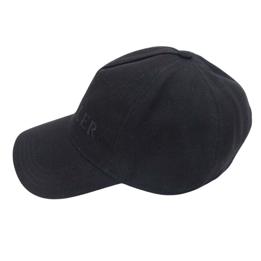 MONCLER モンクレール F10933B71410 国内正規品 BERRETTO BASEBALL ロゴ刺繍 ベースボールキャップ 帽子 ブラック系【中古】