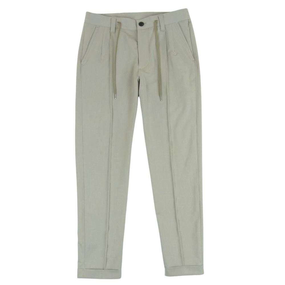 1piu1uguale3 ウノピュウノウグァーレトレ MRP526 PRY081 CREASE SLACKS センタークリース テーパード スラックス パンツ ベージュ系 3 Ⅲ【美品】【中古】