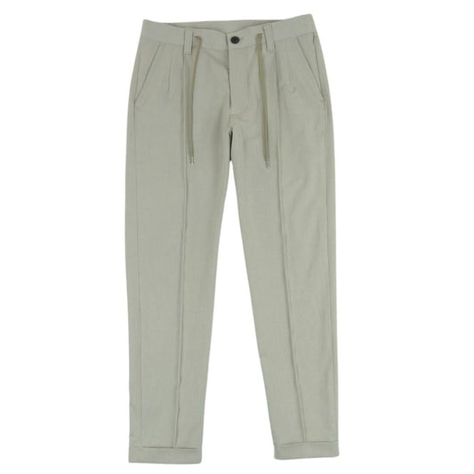 1piu1uguale3 ウノピュウノウグァーレトレ MRP526 PRY081 CREASE SLACKS センタークリース テーパード スラックス パンツ ベージュ系 3 Ⅲ【美品】【中古】