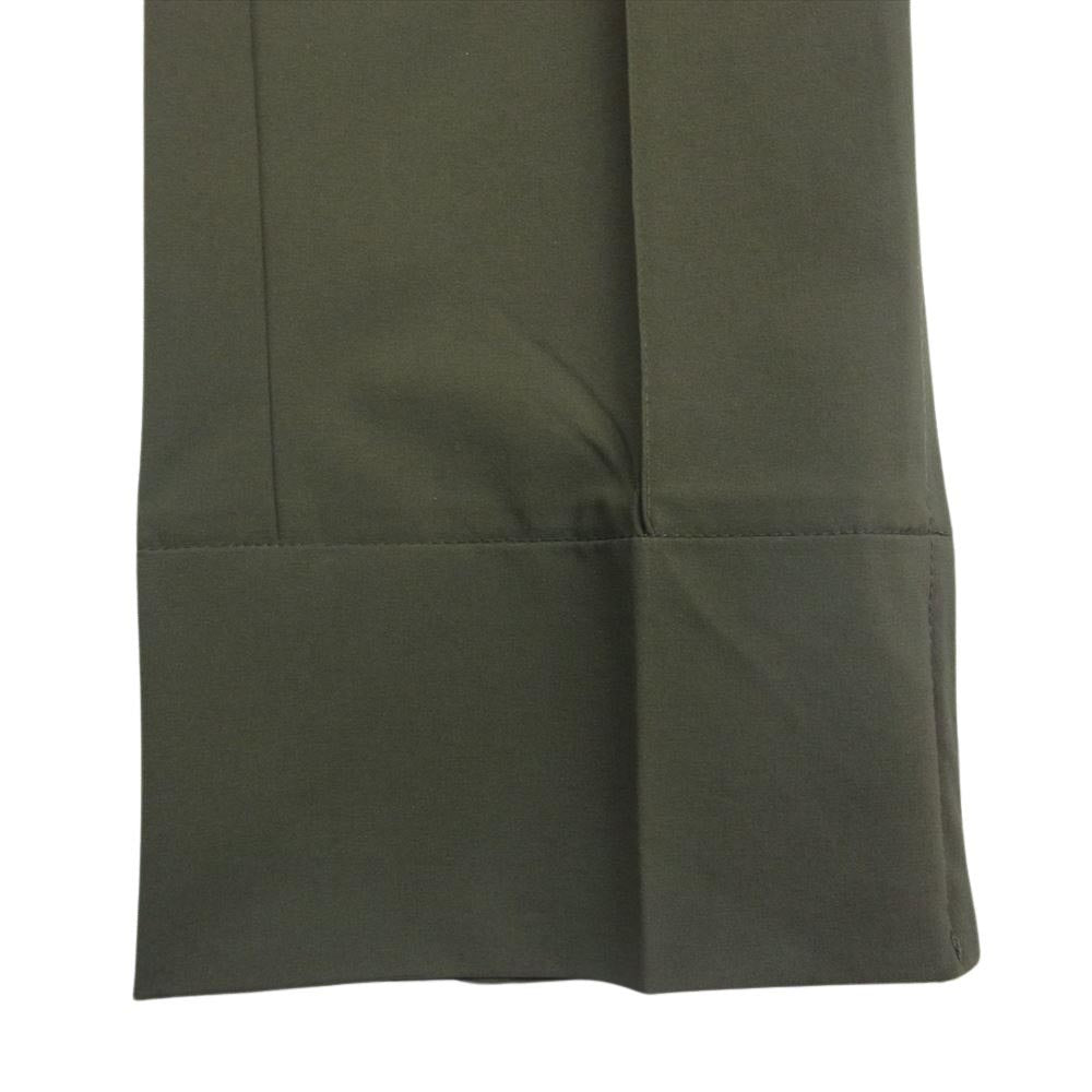 1piu1uguale3 ウノピュウノウグァーレトレ GRP100 POE400 113 GOLF ゴルフ ZIP SLACKS ロゴ刺繍 裾ジップ スラックスパンツ カーキ系 5【中古】