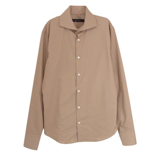 1piu1uguale3 ウノピュウノウグァーレトレ MRS157 PRY100 PLAIN HIGH POWER STRETCH KARSEY ホリゾンタルカラー プレーン ハイパワー ストレッチ 長袖 シャツ ベージュ系 4【中古】