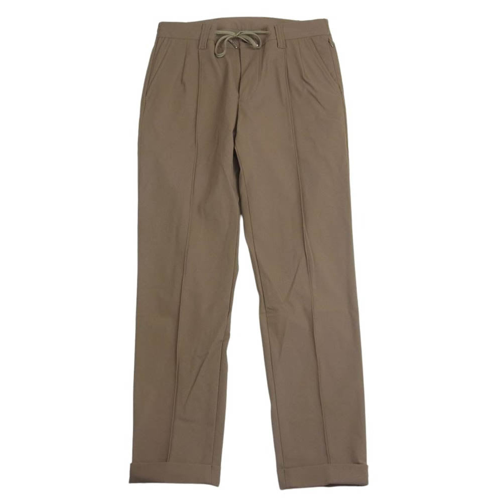 1piu1uguale3 ウノピュウノウグァーレトレ MRP570 POE388 CREASE SLACKS センタークリース テーパード スラックスパンツ ベージュ系 4【中古】