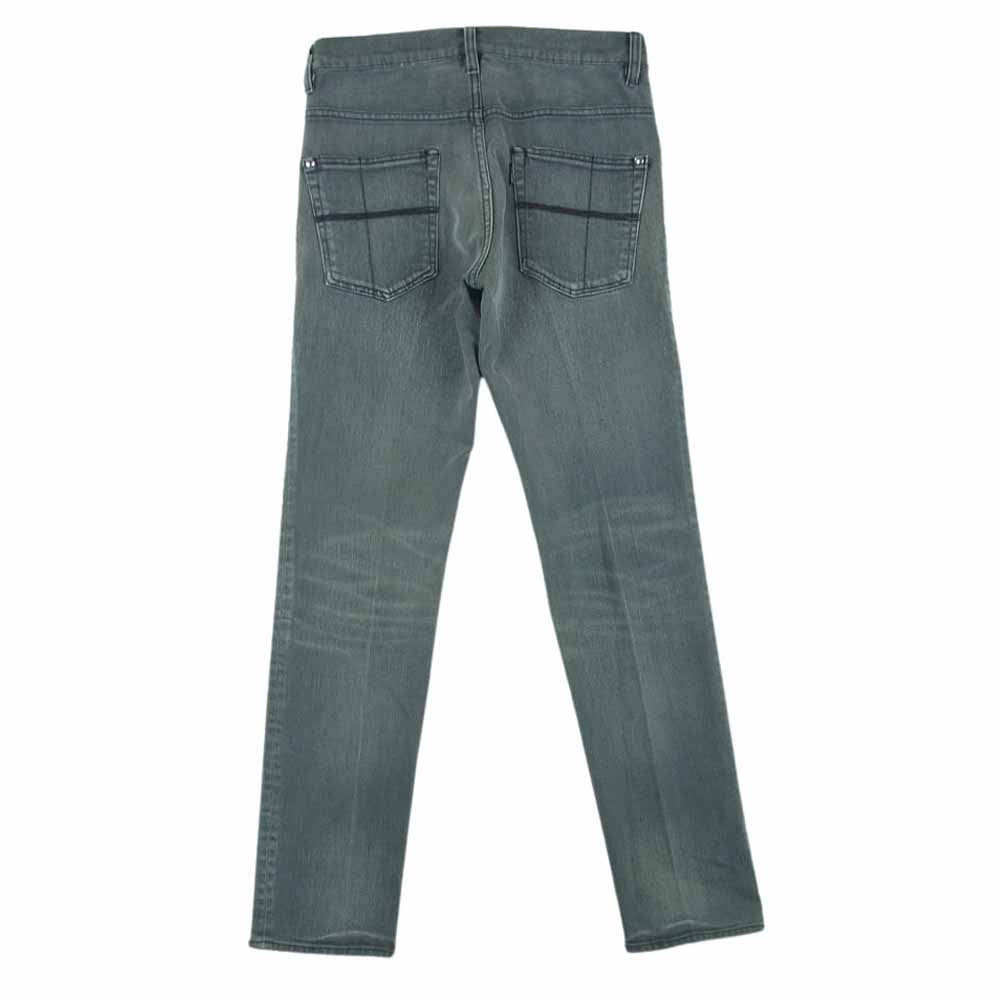 1piu1uguale3 ウノピュウノウグァーレトレ MRP548 CTU233 WASH CP TAPERED センタープレス ウォッシュ加工 デニム パンツ ジーンズ グレー系 4【中古】