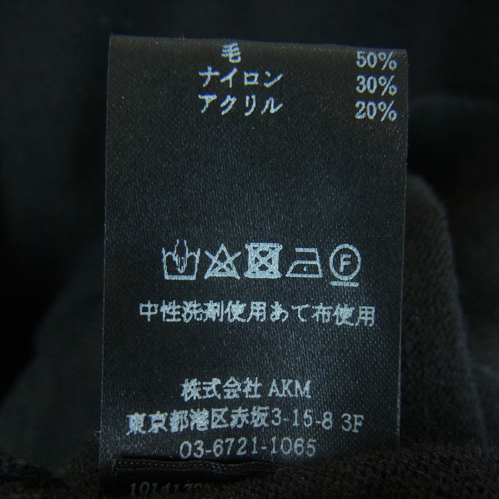 1piu1uguale3 ウノピュウノウグァーレトレ GRK030 WNY032 113 GOLF ゴルフ CREW CRAZY KNIT クルーネック クレイジーパターン ニット セーター ブラック系 グレー系 ホワイト系 3 Ⅲ【中古】