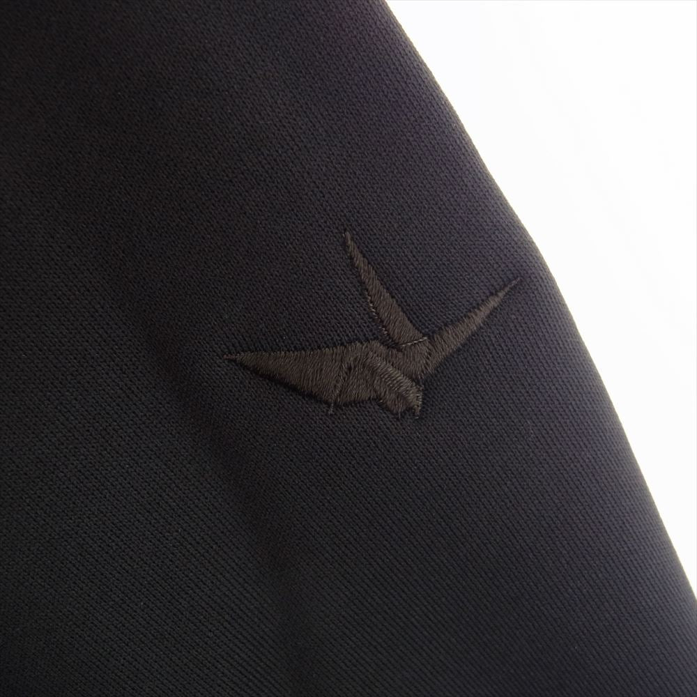 1piu1uguale3 ウノピュウノウグァーレトレ ZY004 SB02 SPORT MOVING DROP SHOULDER SHIRT ロゴリボンテープ コンビネーション素材 ドロップショルダーブルゾン シャツ ジャケット グレー系 IV【中古】