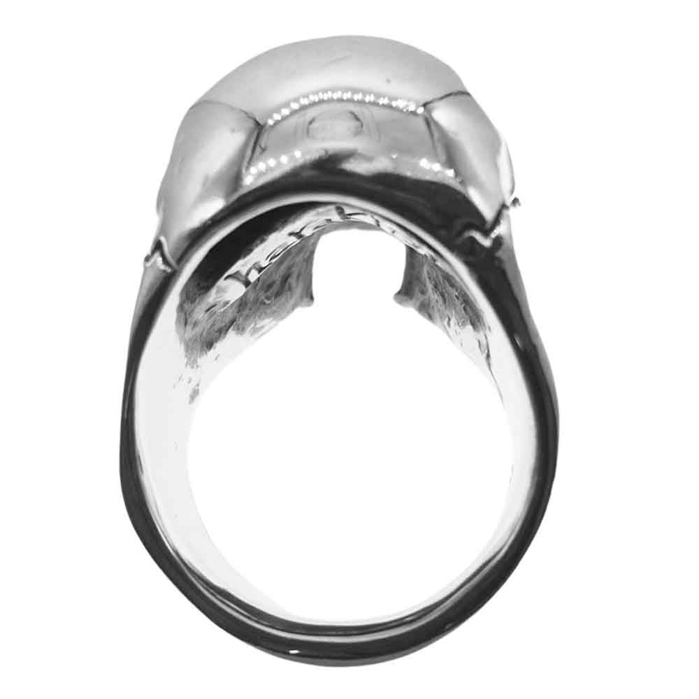ハラキリ 髑髏リング 大  スカルリング シルバー系【中古】