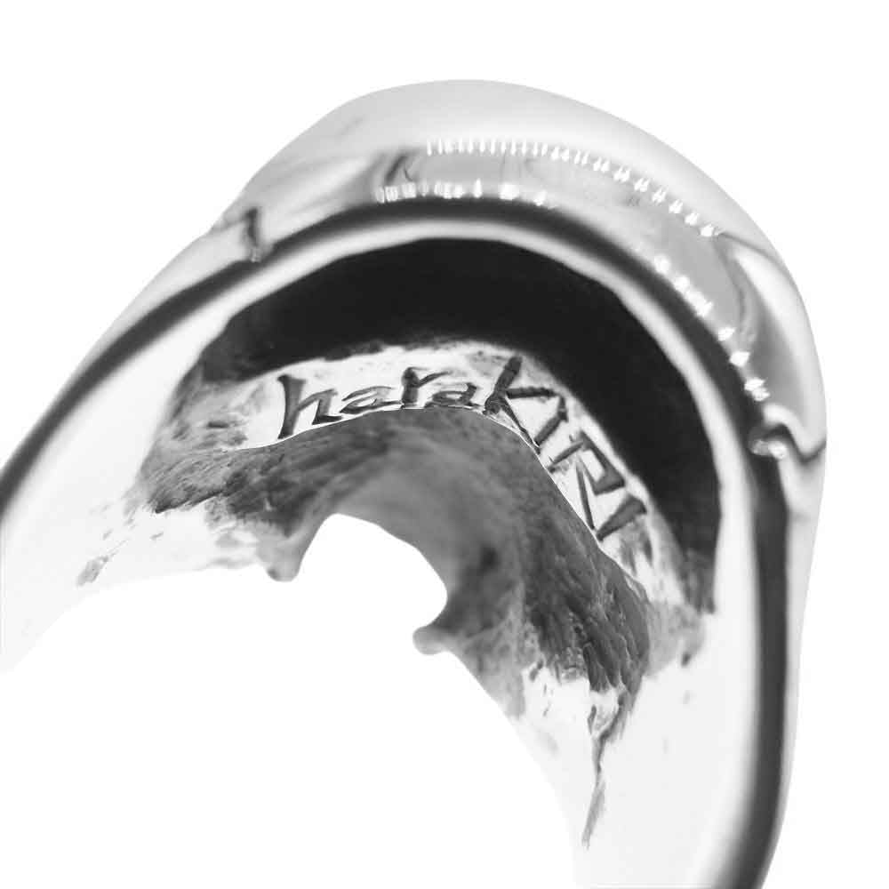 ハラキリ 髑髏リング 大  スカルリング シルバー系【中古】