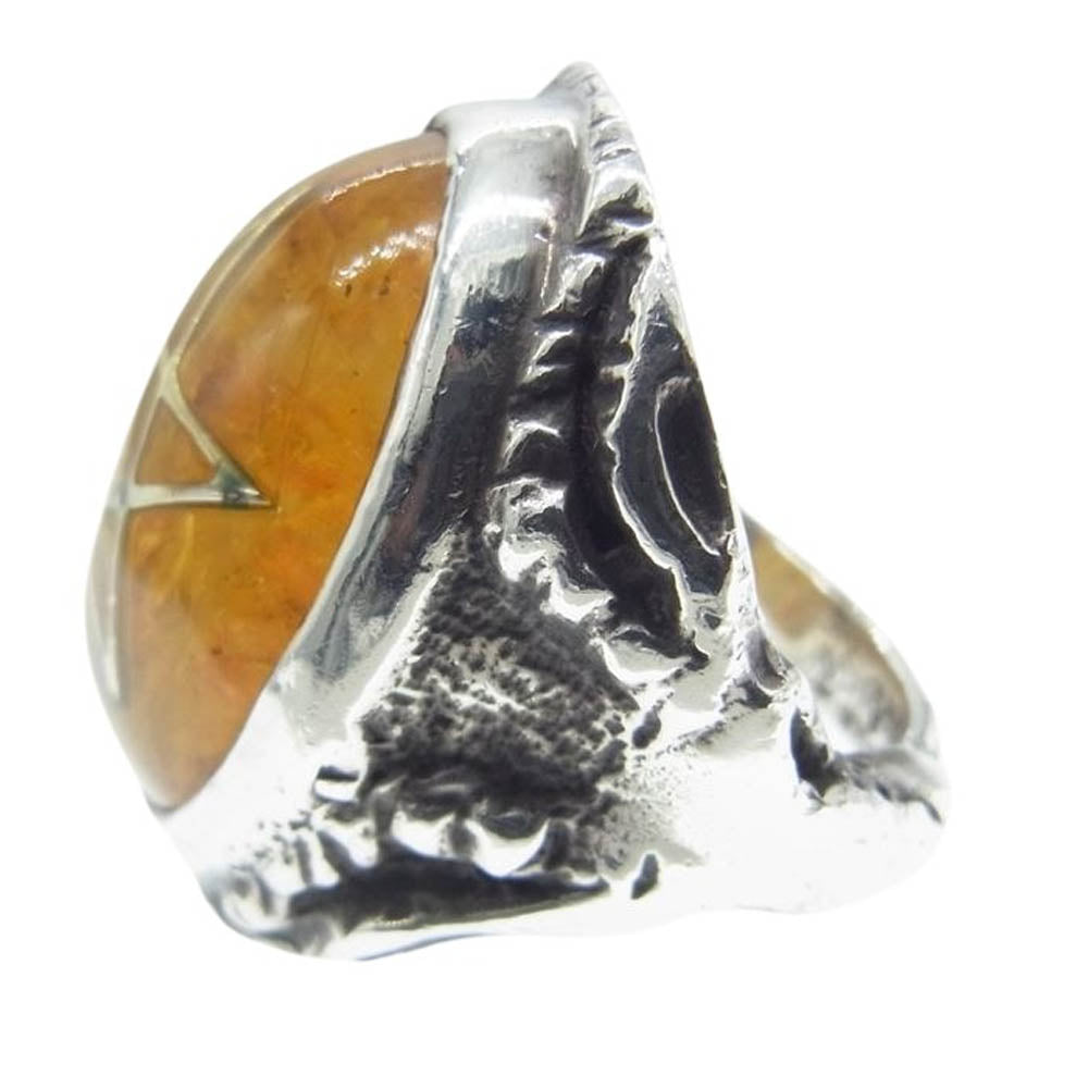 ALEX STREETER アレックスストリーター Angel Heart エンジェル ハート リング  シルバー系 イエロー系 12号【中古】