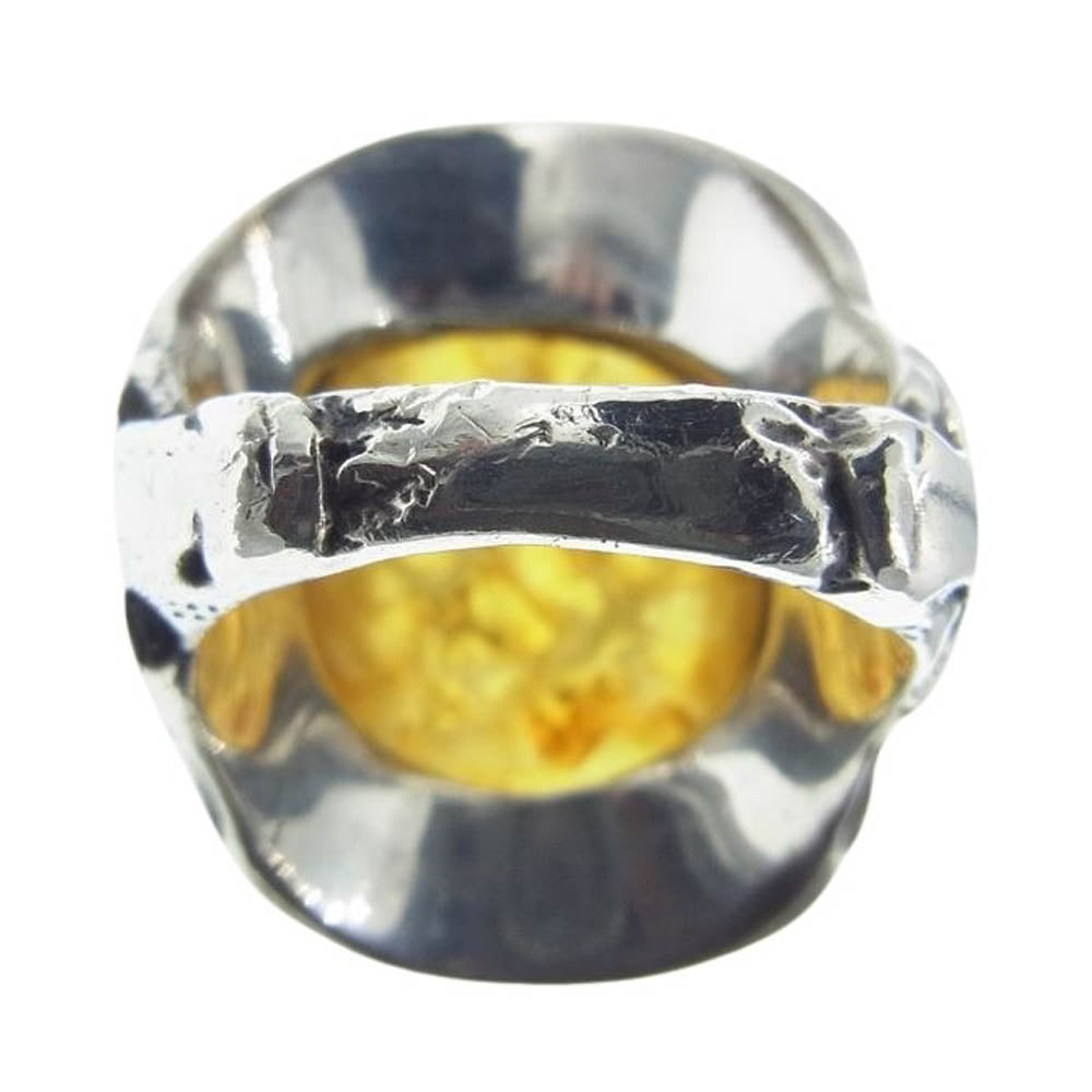 ALEX STREETER アレックスストリーター Angel Heart エンジェル ハート リング  シルバー系 イエロー系 12号【中古】