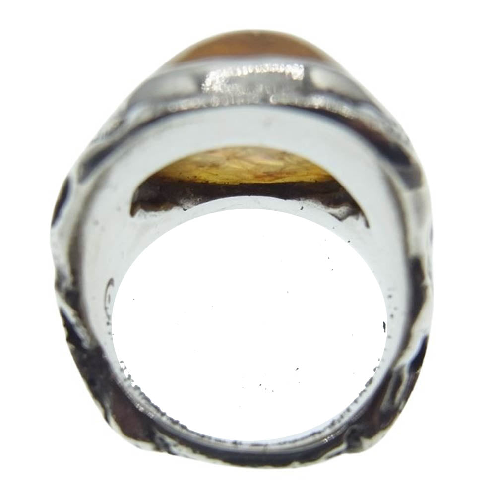 ALEX STREETER アレックスストリーター Angel Heart エンジェル ハート リング  シルバー系 イエロー系 12号【中古】