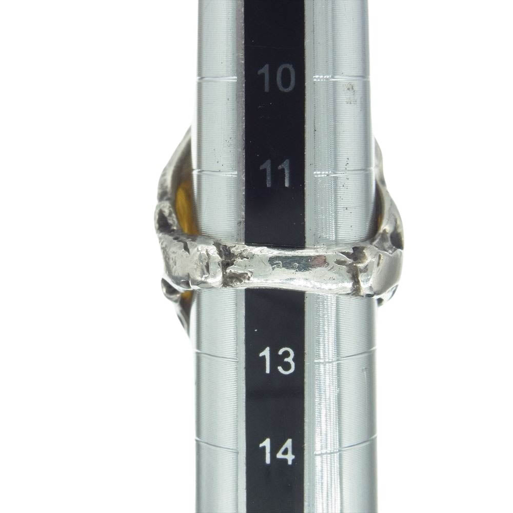 ALEX STREETER アレックスストリーター Angel Heart エンジェル ハート リング  シルバー系 イエロー系 12号【中古】