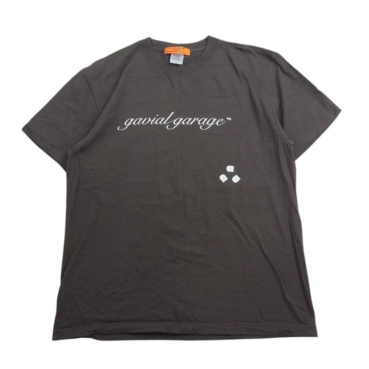 GAVIAL ガヴィル GVL-GG-57 GVL-GG-57 3G S/S TEE LOGO ガレージロゴ 半袖 Tシャツ ブラウン系 L【中古】