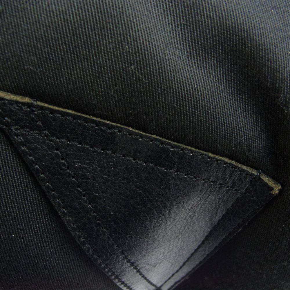 LOST CONTROL ロストコントロール L10W4-4005 DOWN VEST レザー切替 ダウンベスト ブラック系【中古】