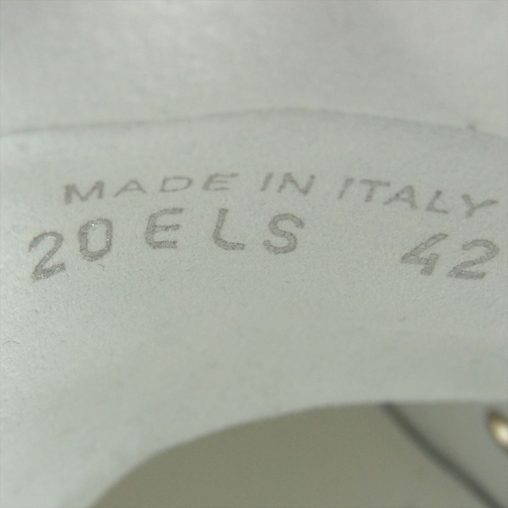 DIOR HOMME ディオールオム 3SH118YUO B23 Daniel Arsham ダニエルアーシャム News print ニュースペーパー ロゴ ハイカット スニーカー ホワイト系 42【極上美品】【中古】