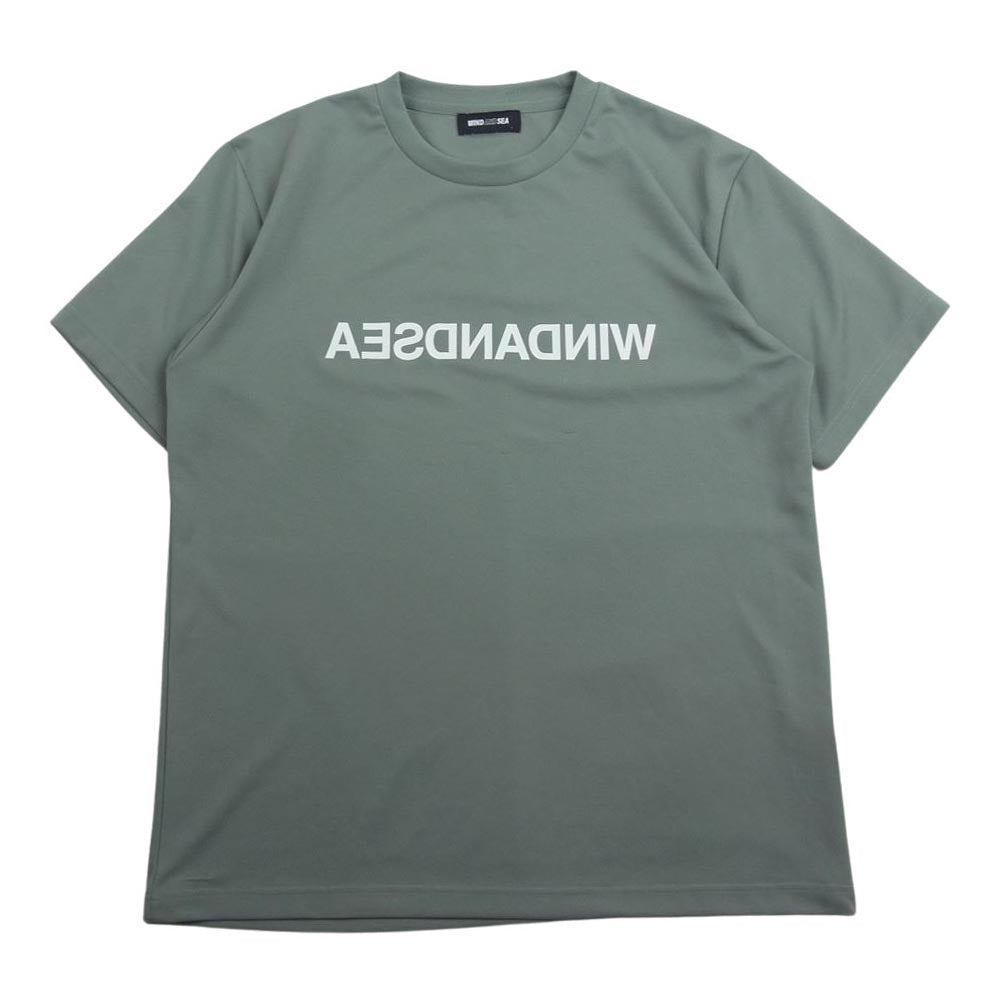 WIND AND SEA ウィンダンシー WDS-20S2-CS-09 WDS DRY T-SHIRT ロゴドライ 半袖 Tシャツ グレー系 L【中古】