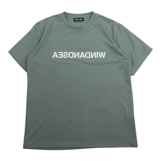 WIND AND SEA ウィンダンシー WDS-20S2-CS-09 WDS DRY T-SHIRT ロゴドライ 半袖 Tシャツ グレー系 L【中古】