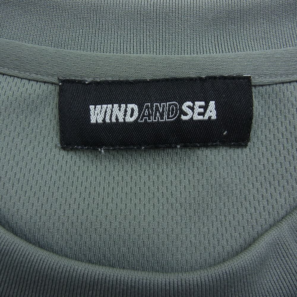 WIND AND SEA ウィンダンシー WDS-20S2-CS-09 WDS DRY T-SHIRT ロゴドライ 半袖 Tシャツ グレー系 L【中古】