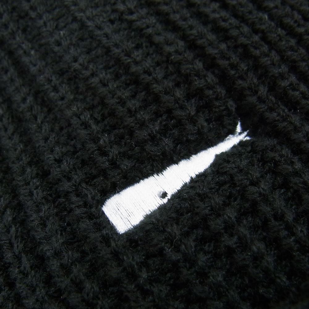DESCENDANT ディセンダント 222MADS-HT02 DAWN BEANIE ニット キャップ ビーニー  ブラック系【美品】【中古】