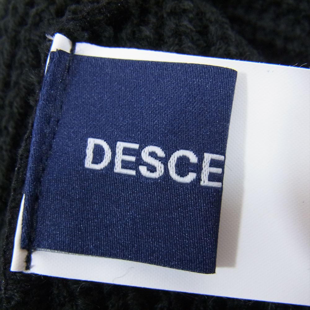 DESCENDANT ディセンダント 222MADS-HT02 DAWN BEANIE ニット キャップ ビーニー  ブラック系【美品】【中古】