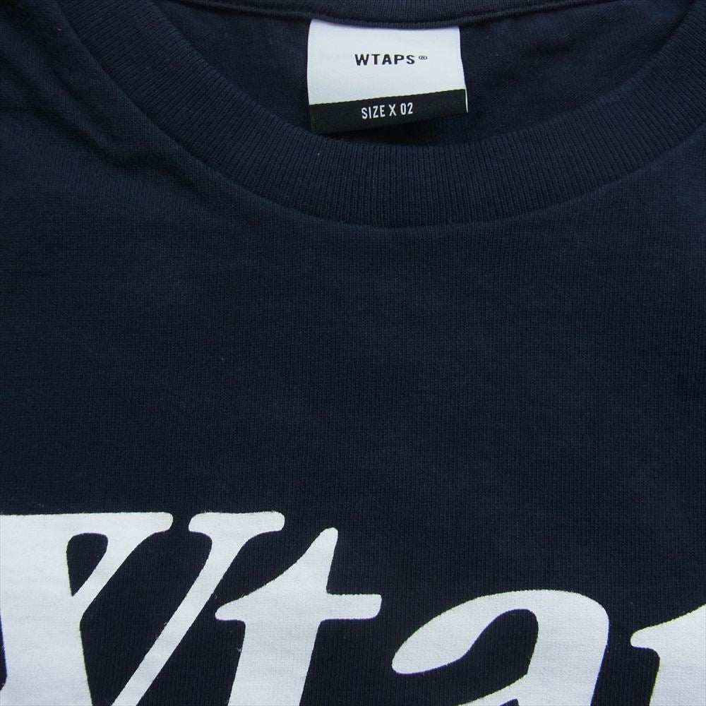 WTAPS ダブルタップス 22SS  221ATDT-STM06S Urban Territory S/S TEE プリント Tシャツ 半袖 ネイビー系 02【中古】