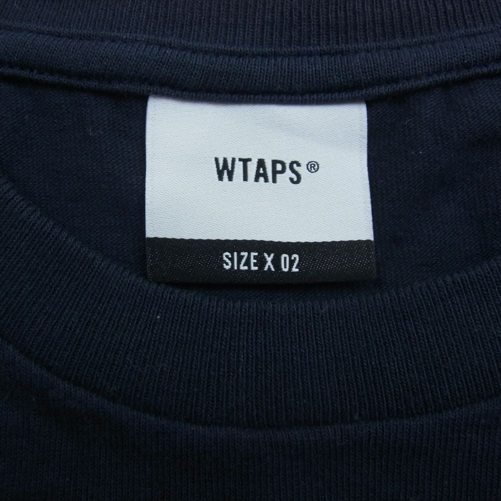 WTAPS ダブルタップス 22SS  221ATDT-STM06S Urban Territory S/S TEE プリント Tシャツ 半袖 ネイビー系 02【中古】