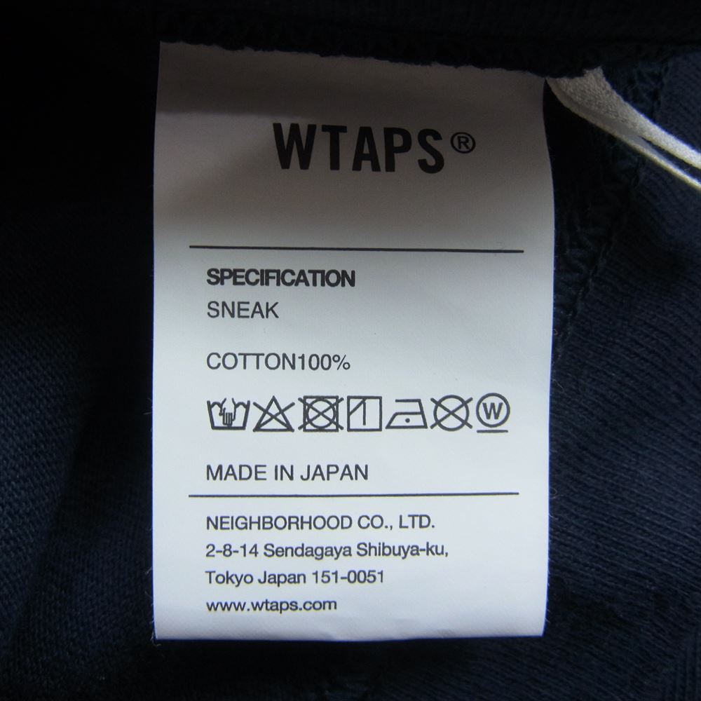 WTAPS ダブルタップス 22SS  221ATDT-STM06S Urban Territory S/S TEE プリント Tシャツ 半袖 ネイビー系 02【中古】