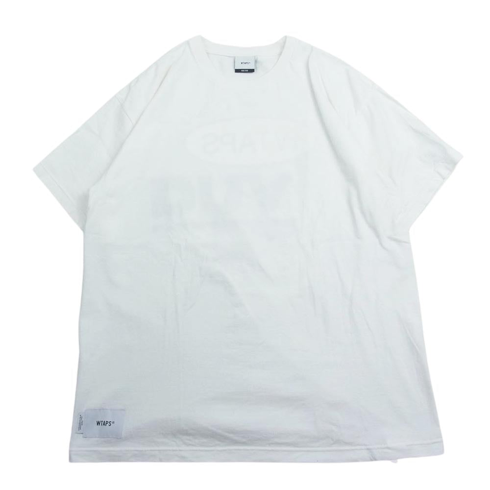 WTAPS ダブルタップス 23SS SNAKE LABEL/SS.COTTON TEE バックプリント Tシャツ 半袖 ホワイト系 02【中古】