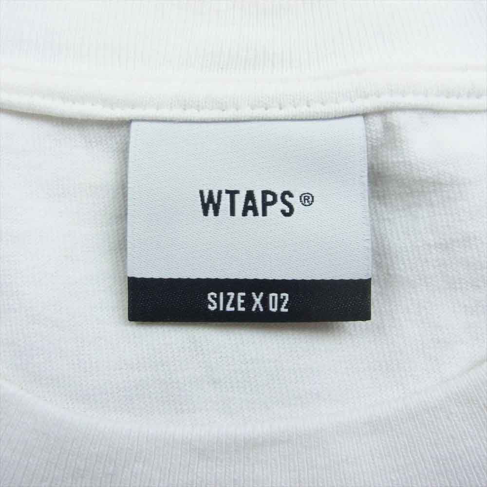 WTAPS ダブルタップス 23SS SNAKE LABEL/SS.COTTON TEE バックプリント Tシャツ 半袖 ホワイト系 02【中古】