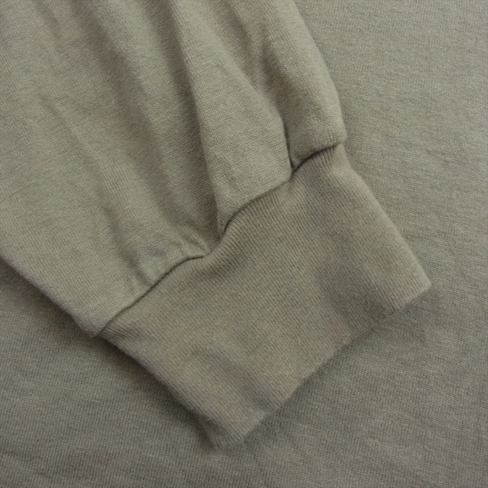 WTAPS ダブルタップス 21AW 212ATDT-CSM23 GPS L/S ロゴ プリント Tシャツ 長袖  カーキ系 03【中古】