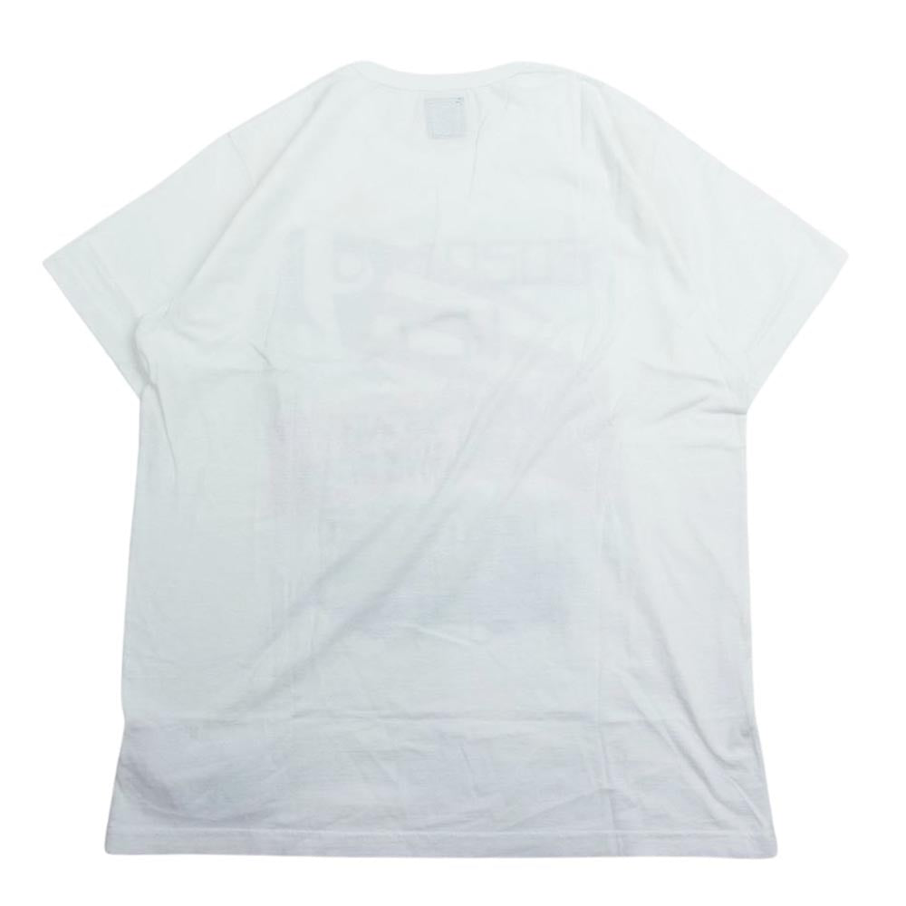VISVIM ビズビム 22SS 0220905010015 ICT WIDE TEE S/S ワイド プリント Tシャツ 半袖 ホワイト系 5【極上美品】【中古】