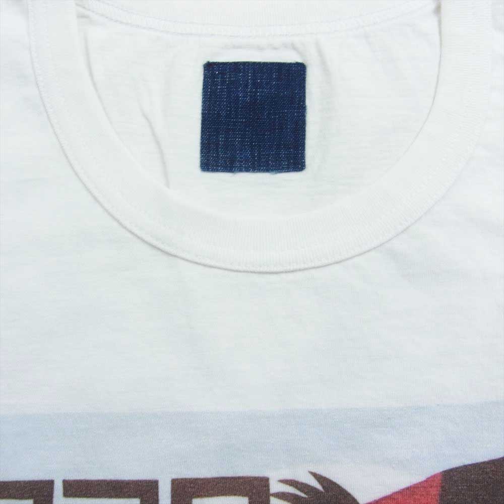 VISVIM ビズビム 22SS 0220905010015 ICT WIDE TEE S/S ワイド プリント Tシャツ 半袖 ホワイト系 5【極上美品】【中古】