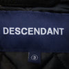 DESCENDANT ディセンダント 22AW CLAIRTON PLAID JACKET 中綿 バッファローチェック シャツ ジャケット  ブラック系 3【中古】